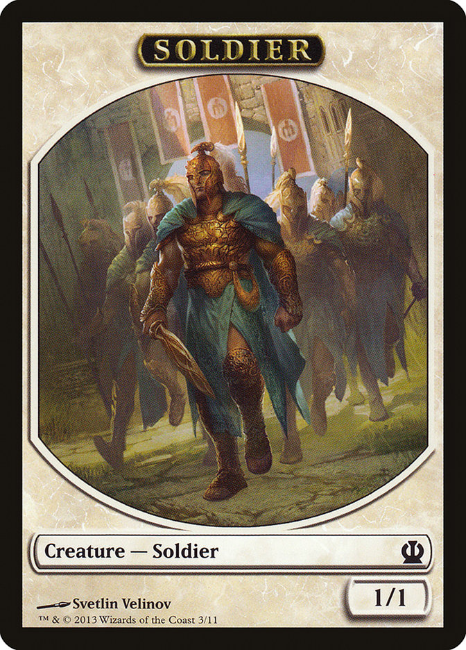 Soldier (3/11) [Theros Tokens] - Devastation Store | Devastation Store