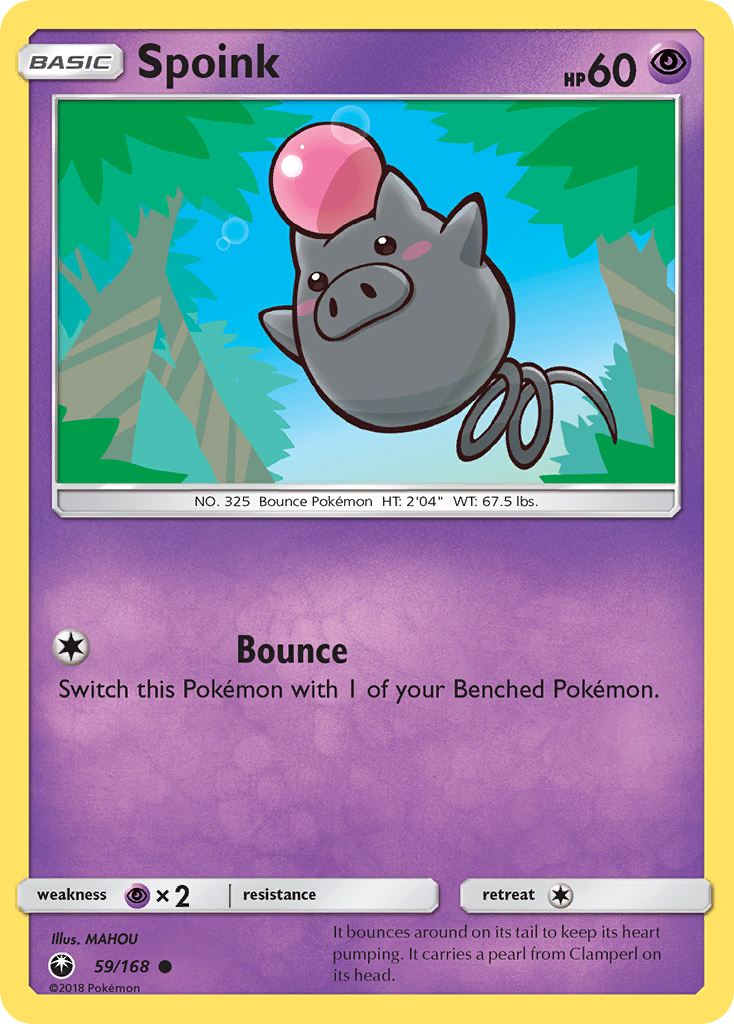 Spoink (59/168) [Sun & Moon: Celestial Storm] | Devastation Store