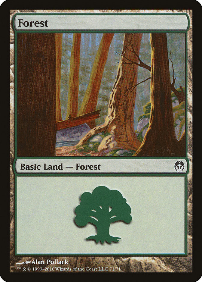 Forest (71) [Duel Decks: Phyrexia vs. the Coalition] | Devastation Store