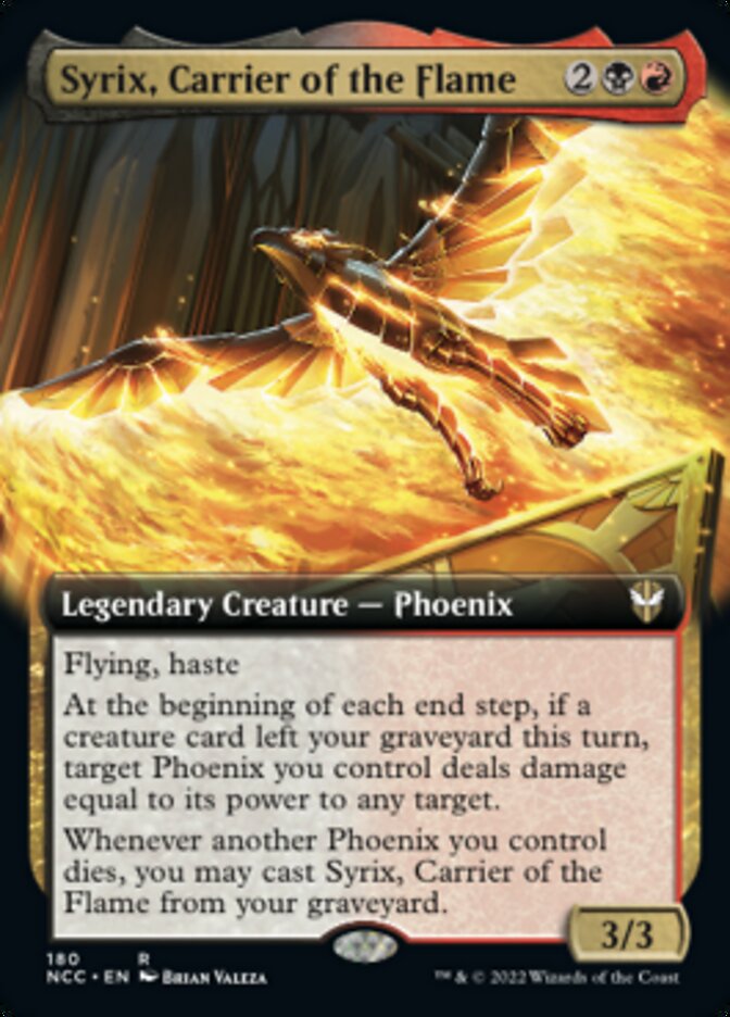 Syrix, Carrier of the Flame (Extended Art) [Streets of New Capenna Commander] | Devastation Store