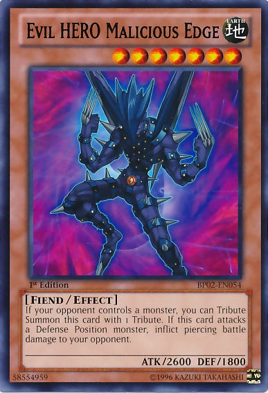 Evil HERO Malicious Edge [BP02-EN054] Mosaic Rare | Devastation Store