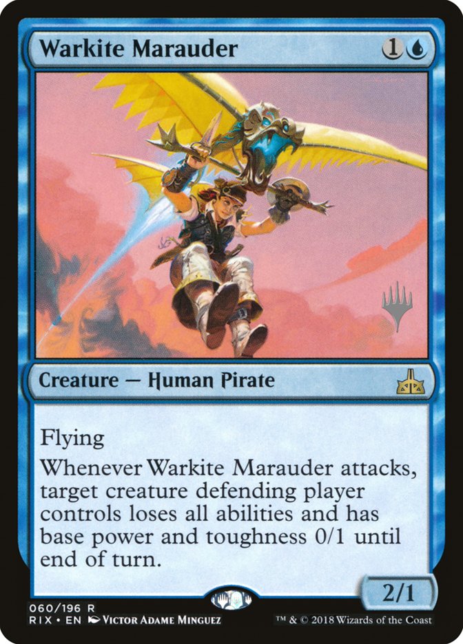 Warkite Marauder (Promo Pack) [Rivals of Ixalan Promos] | Devastation Store