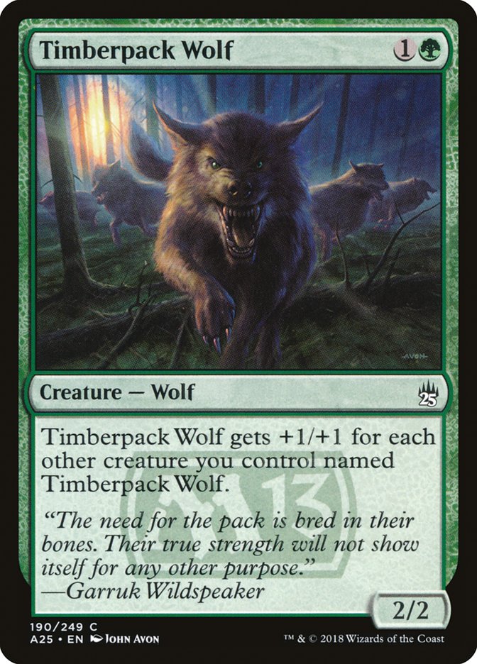 Timberpack Wolf [Masters 25] - Devastation Store | Devastation Store