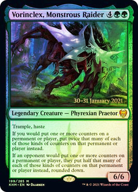 Vorinclex, Monstrous Raider [Kaldheim Prerelease Promos] | Devastation Store