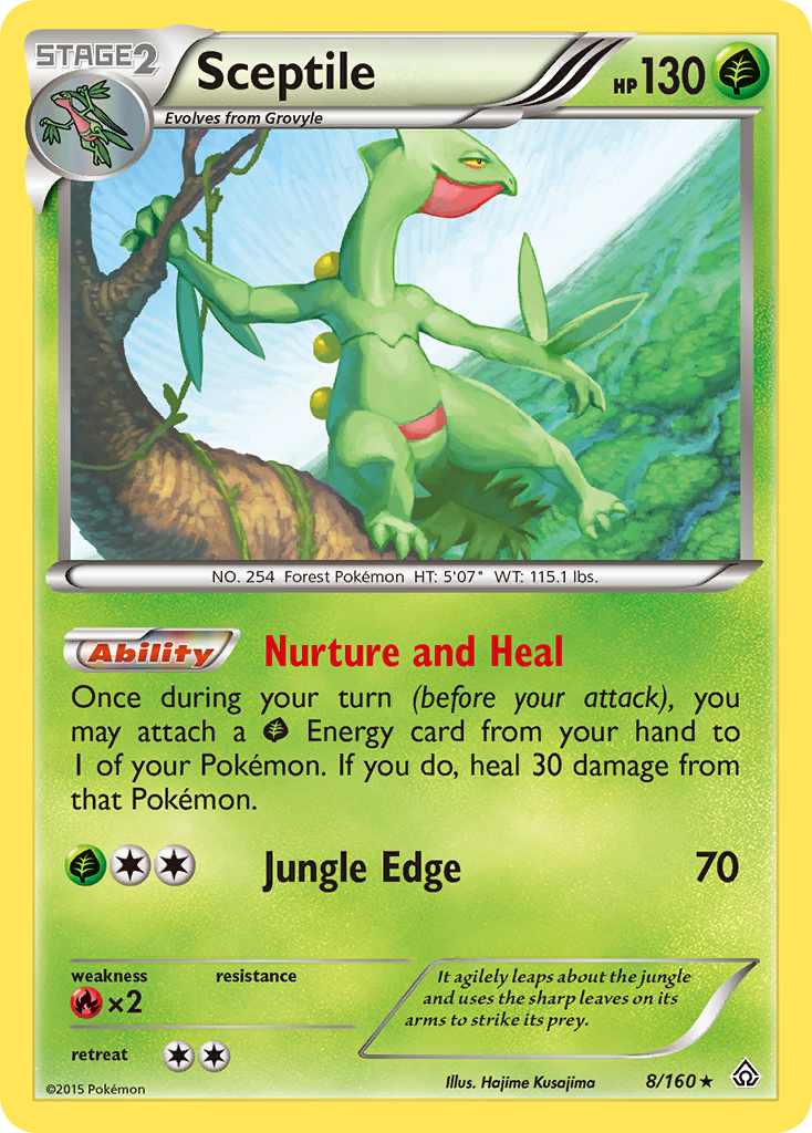 Sceptile (8/160) [XY: Primal Clash] | Devastation Store