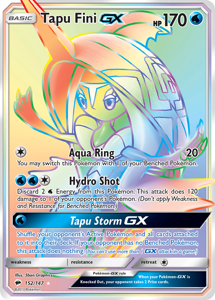 Tapu Fini GX (152/147) [Sun & Moon: Burning Shadows] | Devastation Store