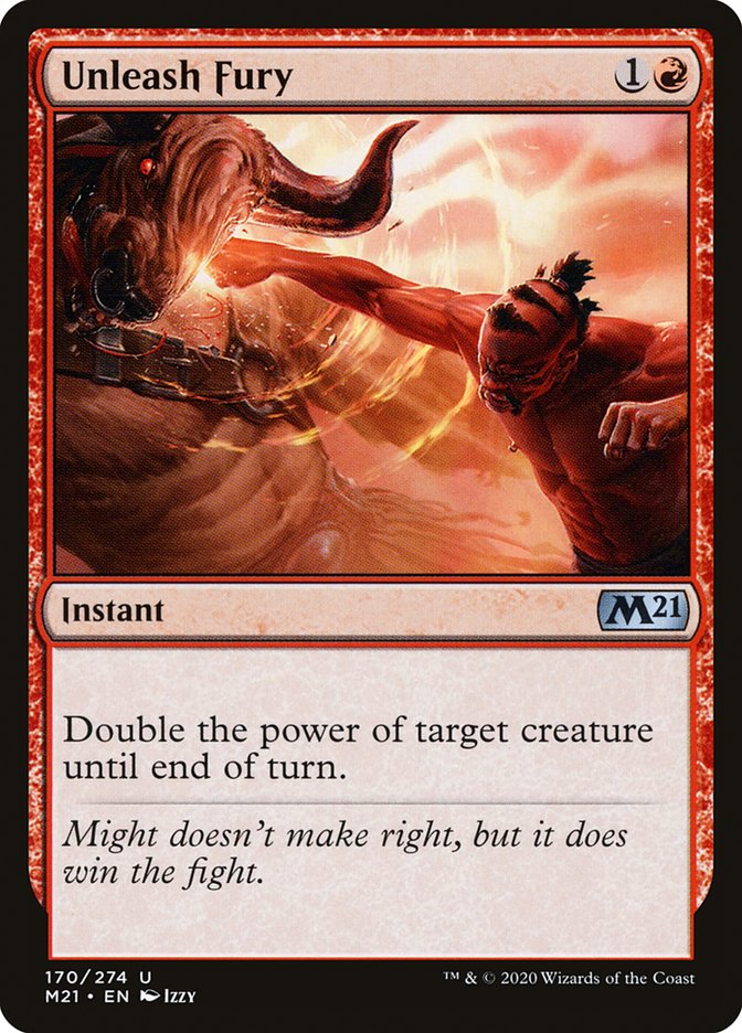 Unleash Fury [Core Set 2021] | Devastation Store