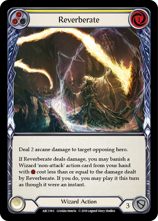 Reverberate (Yellow) [ARC139-C] 1st Edition Normal - Devastation Store | Devastation Store