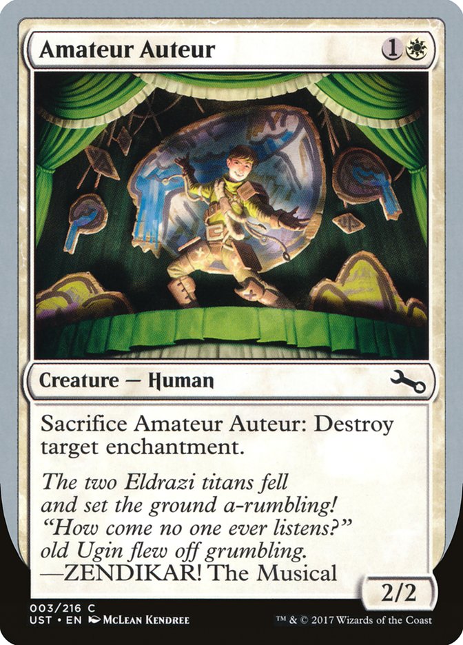 Amateur Auteur (ZENDIKAR! The Musical) [Unstable] - Devastation Store | Devastation Store