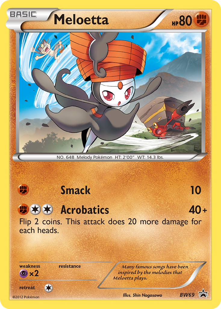 Meloetta (BW69) [Black & White: Black Star Promos] | Devastation Store