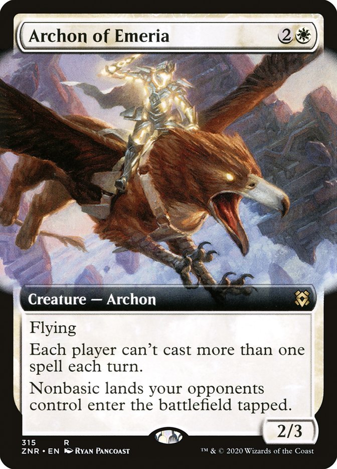 Archon of Emeria (Extended) [Zendikar Rising] | Devastation Store