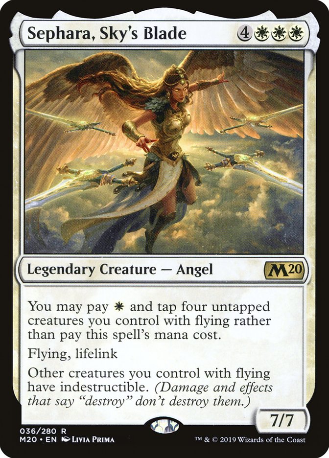 Sephara, Sky's Blade [Core Set 2020] | Devastation Store