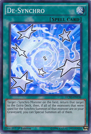 De-Synchro [LC5D-EN136] Super Rare | Devastation Store