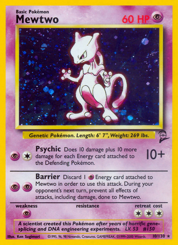 Mewtwo (10/130) [Base Set 2] | Devastation Store