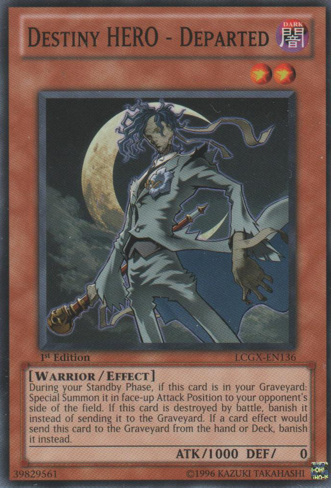 Destiny HERO - Departed [LCGX-EN136] Common | Devastation Store