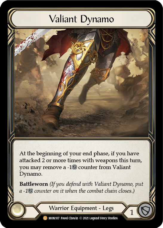 Valiant Dynamo (Cold Foil) [MON107-CF] 1st Edition Cold Foil - Devastation Store | Devastation Store