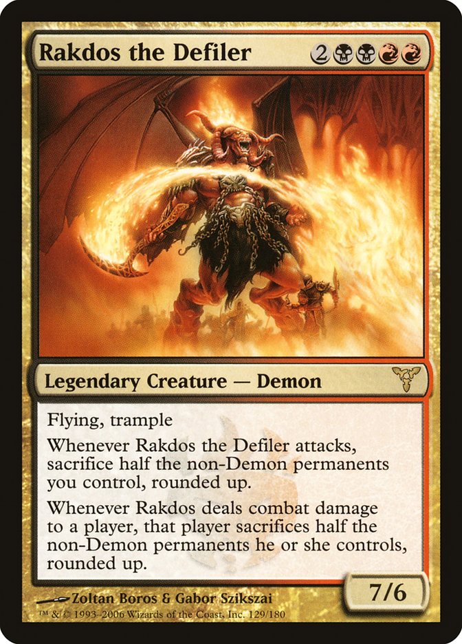 Rakdos the Defiler [Dissension] - Devastation Store | Devastation Store