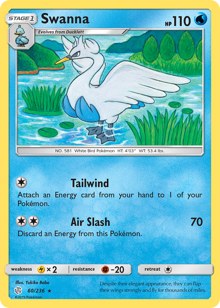 Swanna (60/236) [Sun & Moon: Cosmic Eclipse] | Devastation Store