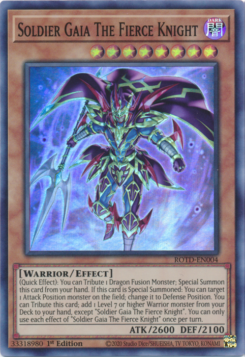 Soldier Gaia The Fierce Knight [ROTD-EN004] Super Rare | Devastation Store