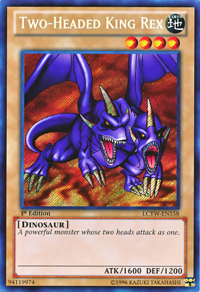 Two-Headed King Rex [LCYW-EN158] Secret Rare | Devastation Store