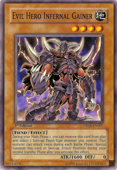 Evil Hero Infernal Gainer [DP06-EN007] Common | Devastation Store