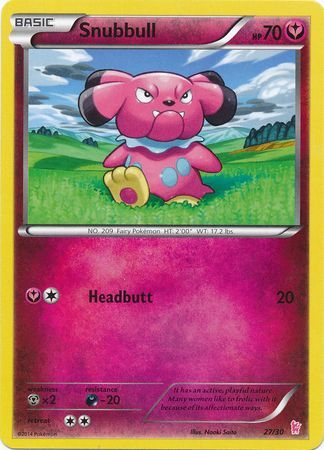 Snubbull (27/30) [XY: Trainer Kit - Sylveon] | Devastation Store