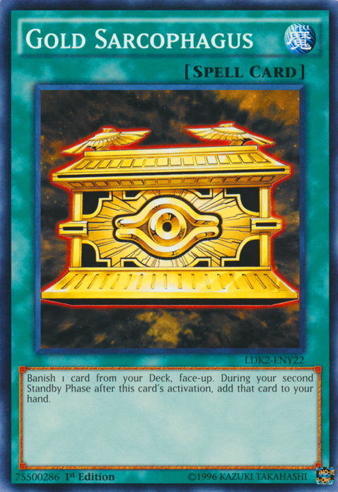 Gold Sarcophagus [LDK2-ENY22] Common | Devastation Store