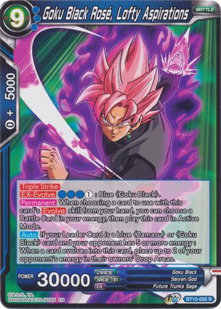 Goku Black Rose, Lofty Aspirations (BT10-050) [Rise of the Unison Warrior 2nd Edition] | Devastation Store