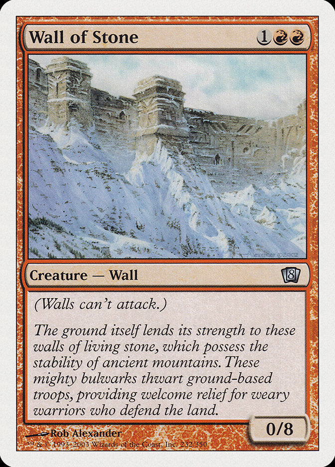Wall of Stone [Eighth Edition] - Devastation Store | Devastation Store