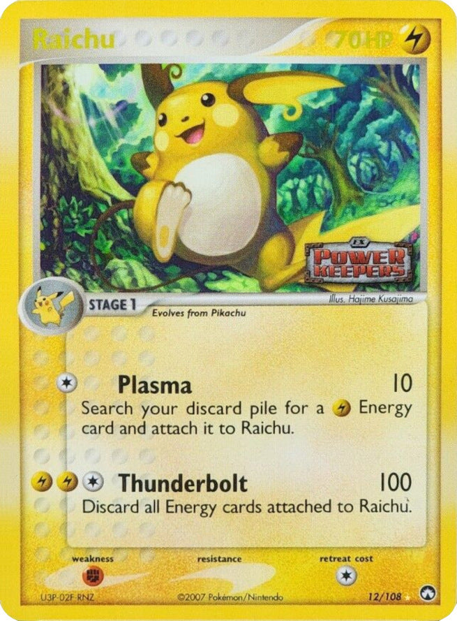 Raichu (12/108) (Stamped) [EX: Power Keepers] | Devastation Store