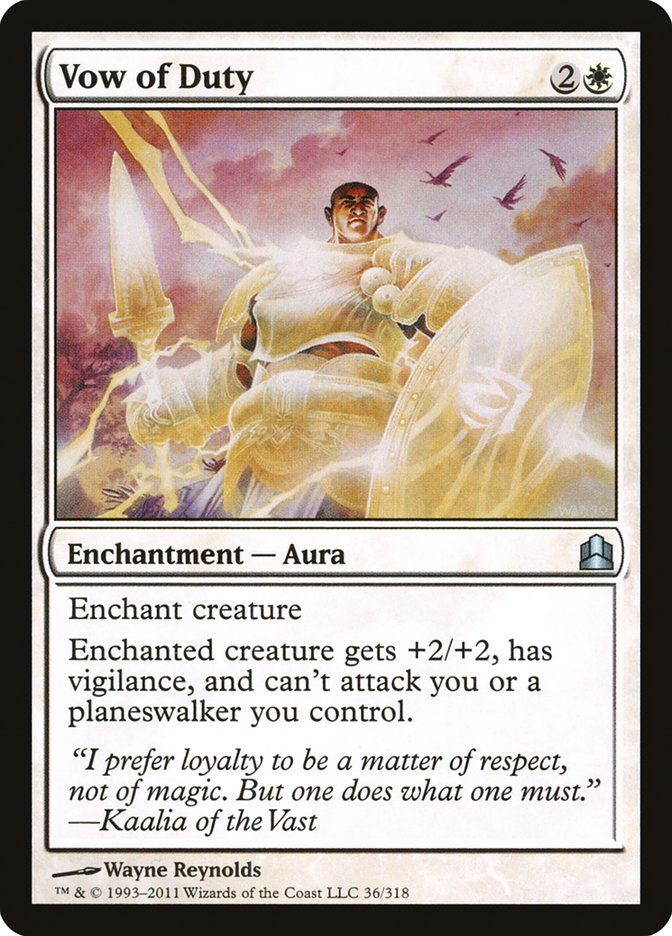 Vow of Duty [Commander 2011] | Devastation Store