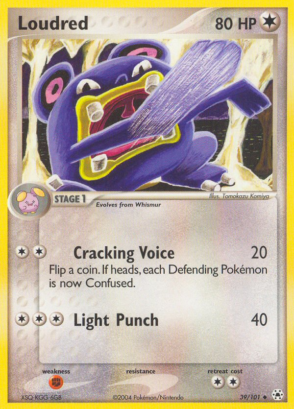 Loudred (39/101) [EX: Hidden Legends] | Devastation Store