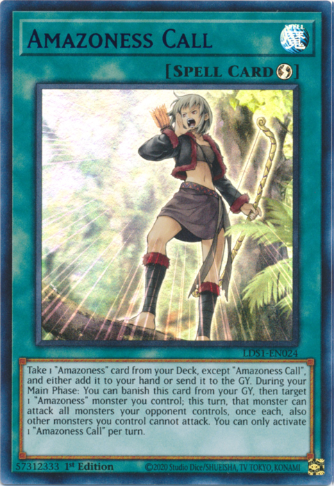 Amazoness Call (Blue) [LDS1-EN024] Ultra Rare | Devastation Store