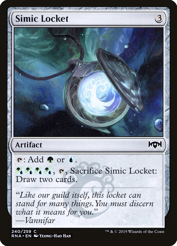 Simic Locket [Ravnica Allegiance] | Devastation Store