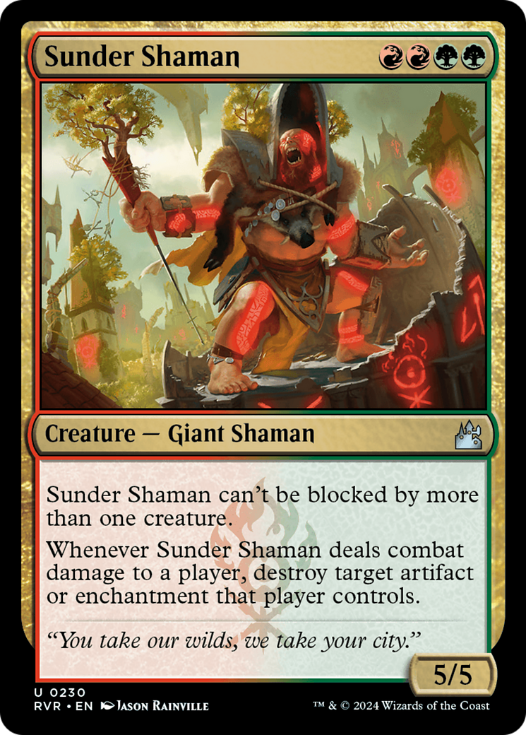 Sunder Shaman [Ravnica Remastered] | Devastation Store