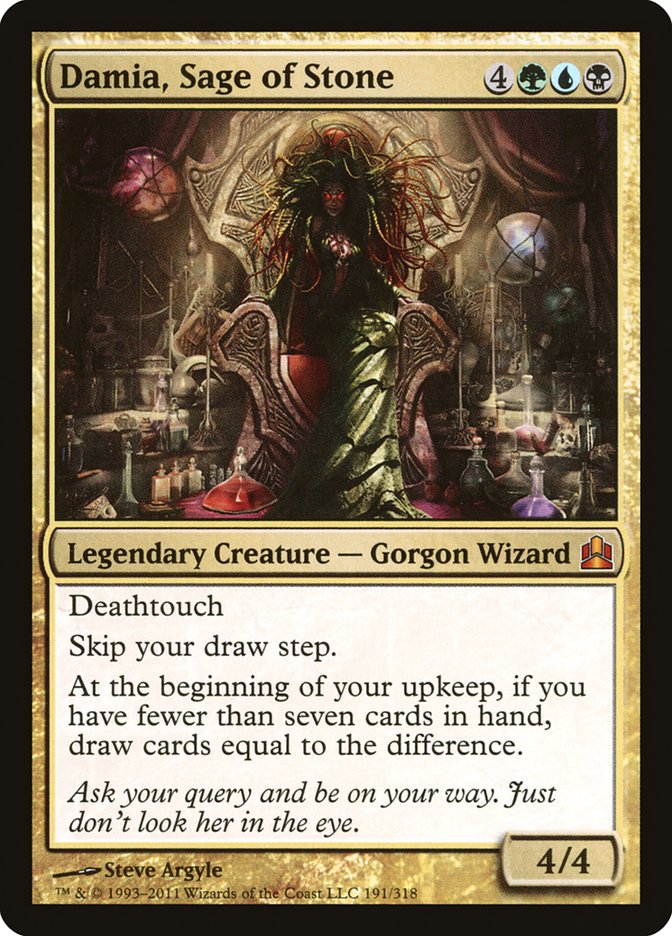 Damia, Sage of Stone [Commander 2011] | Devastation Store