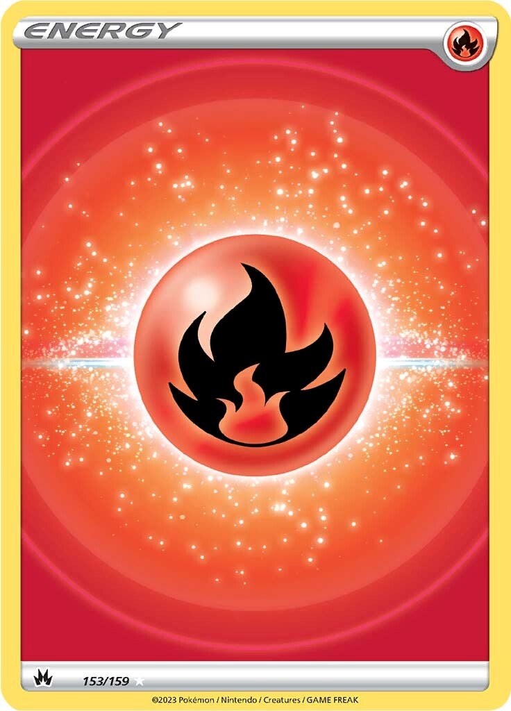 Fire Energy (153/159) (Texture Full Art) [Sword & Shield: Crown Zenith] | Devastation Store