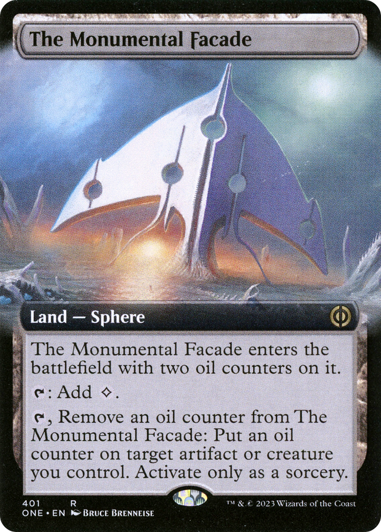 The Monumental Facade (Extended Art) [Phyrexia: All Will Be One] | Devastation Store