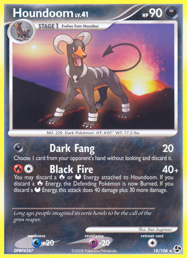 Houndoom (18/106) [Diamond & Pearl: Great Encounters] | Devastation Store
