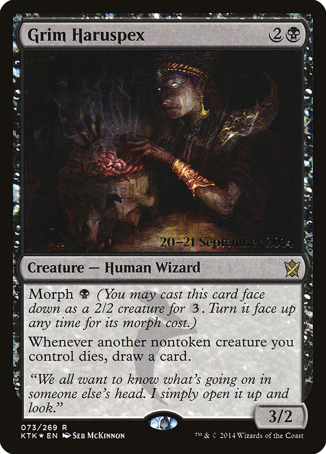 Grim Haruspex  [Khans of Tarkir Prerelease Promos] - Devastation Store | Devastation Store