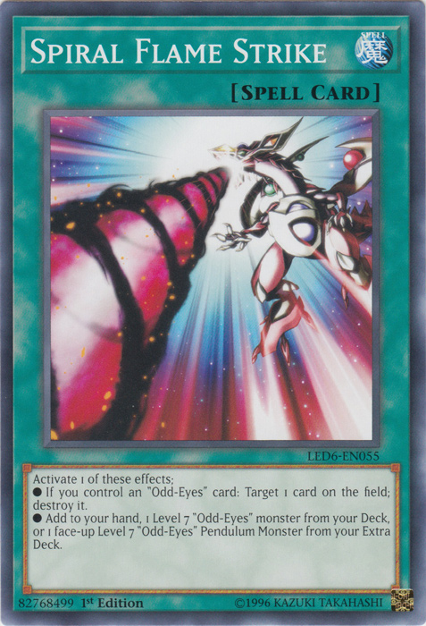 Spiral Flame Strike [LED6-EN055] Common | Devastation Store