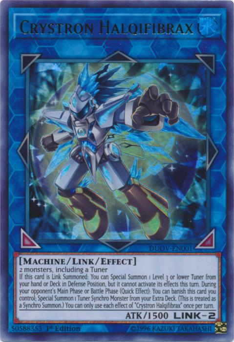 Crystron Halqifibrax [DUOV-EN001] Ultra Rare | Devastation Store
