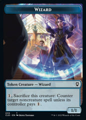 Kor Warrior // Wizard Double-sided Token [Commander Legends: Battle for Baldur's Gate Tokens] | Devastation Store