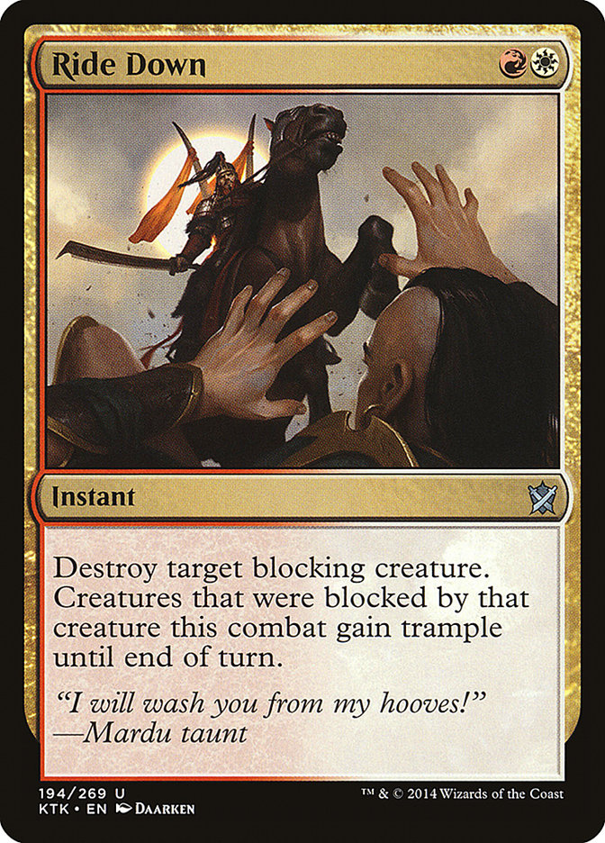 Ride Down [Khans of Tarkir] - Devastation Store | Devastation Store