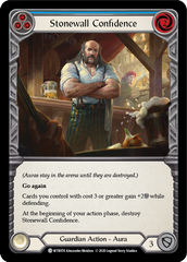 Stonewall Confidence (Blue) [WTR074] Unlimited Edition Rainbow Foil - Devastation Store | Devastation Store