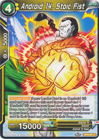 Android 14, Stoic Fist [BT9-057] | Devastation Store