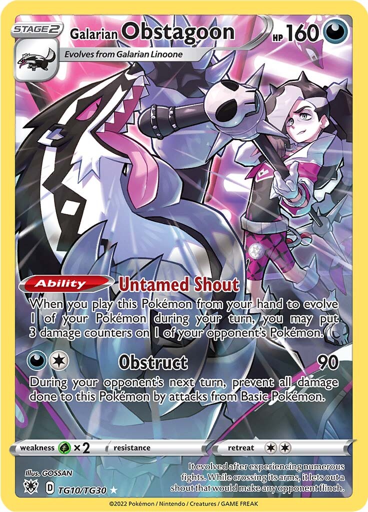 Galarian Obstagoon (TG10/TG30) [Sword & Shield: Astral Radiance] | Devastation Store