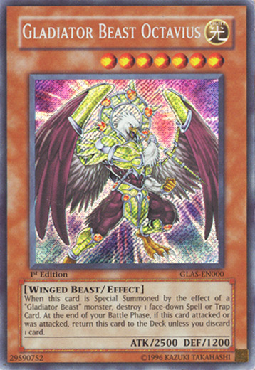 Gladiator Beast Octavius [GLAS-EN000] Secret Rare | Devastation Store