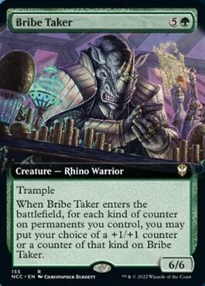 Bribe Taker (Extended Art) [Streets of New Capenna Commander] | Devastation Store