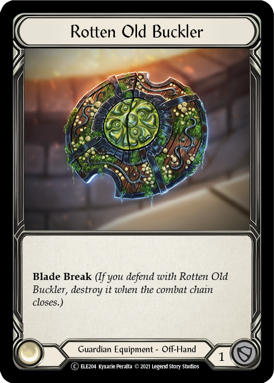 Rotten Old Buckler [U-ELE204] Unlimited Rainbow Foil | Devastation Store